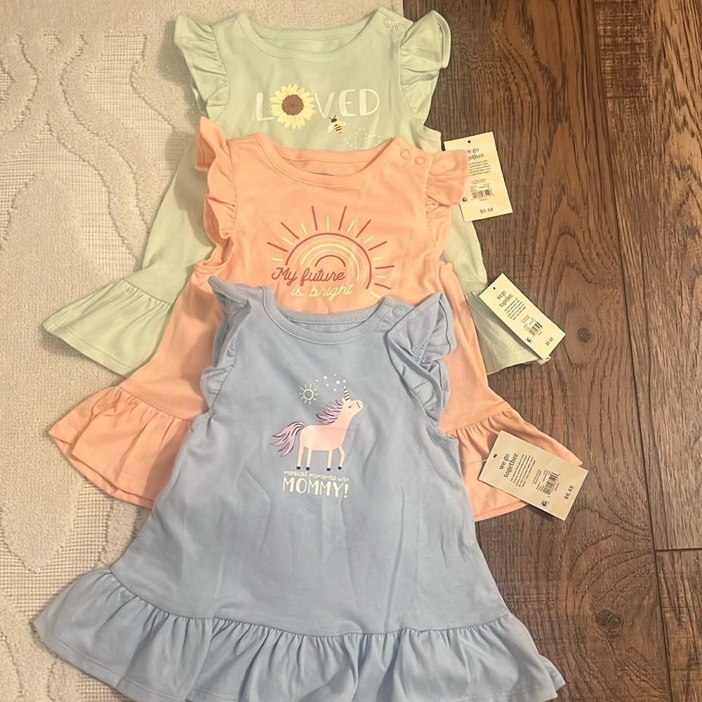 6-9 month Baby girl Dress bundle